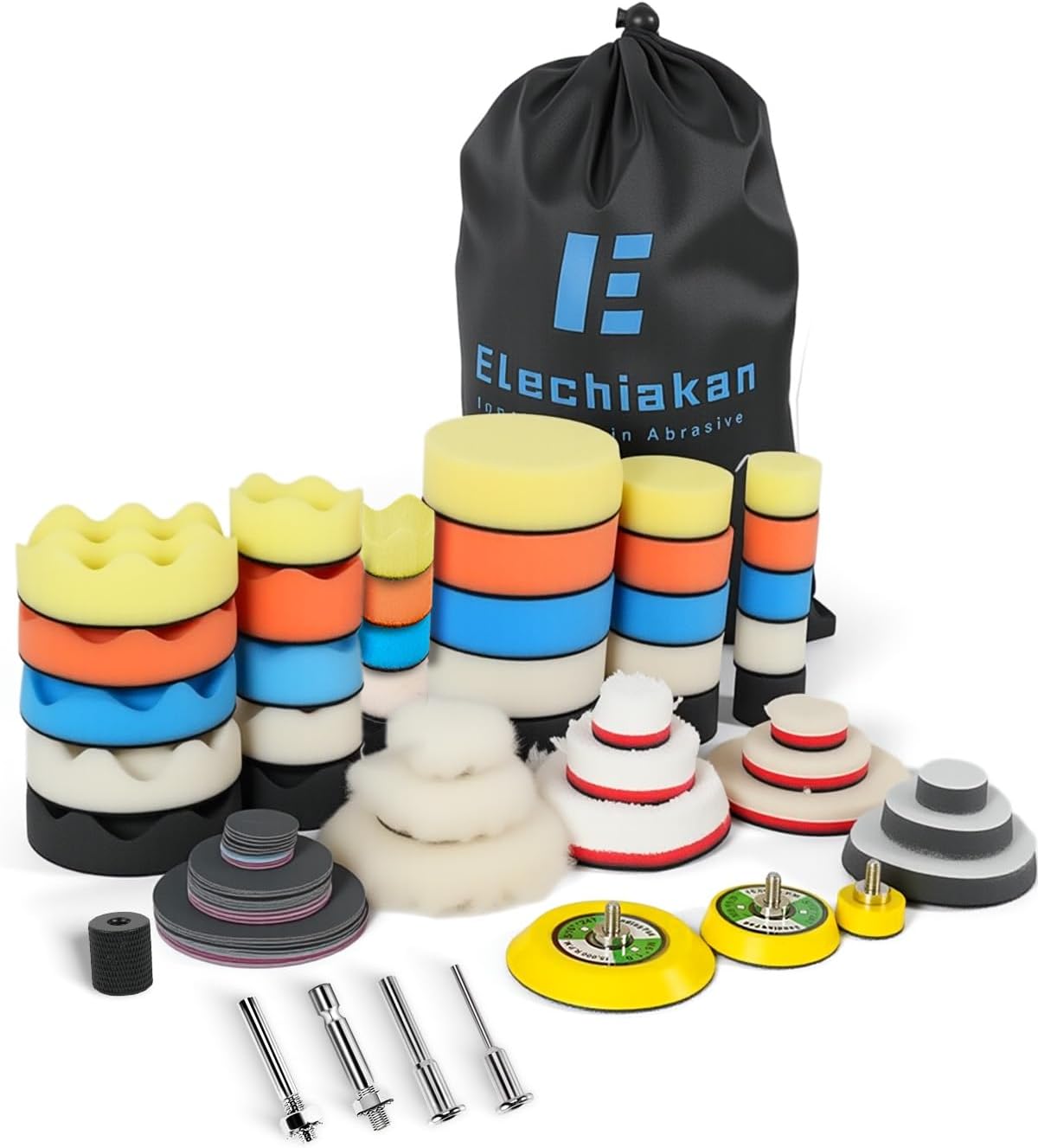 Kit 78 almohadillas pulido taladro Dremel Air Mini 1/2/3pulg