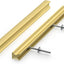 Set 10 Tiradores Latón Cepillado Ajustables 51-224mm