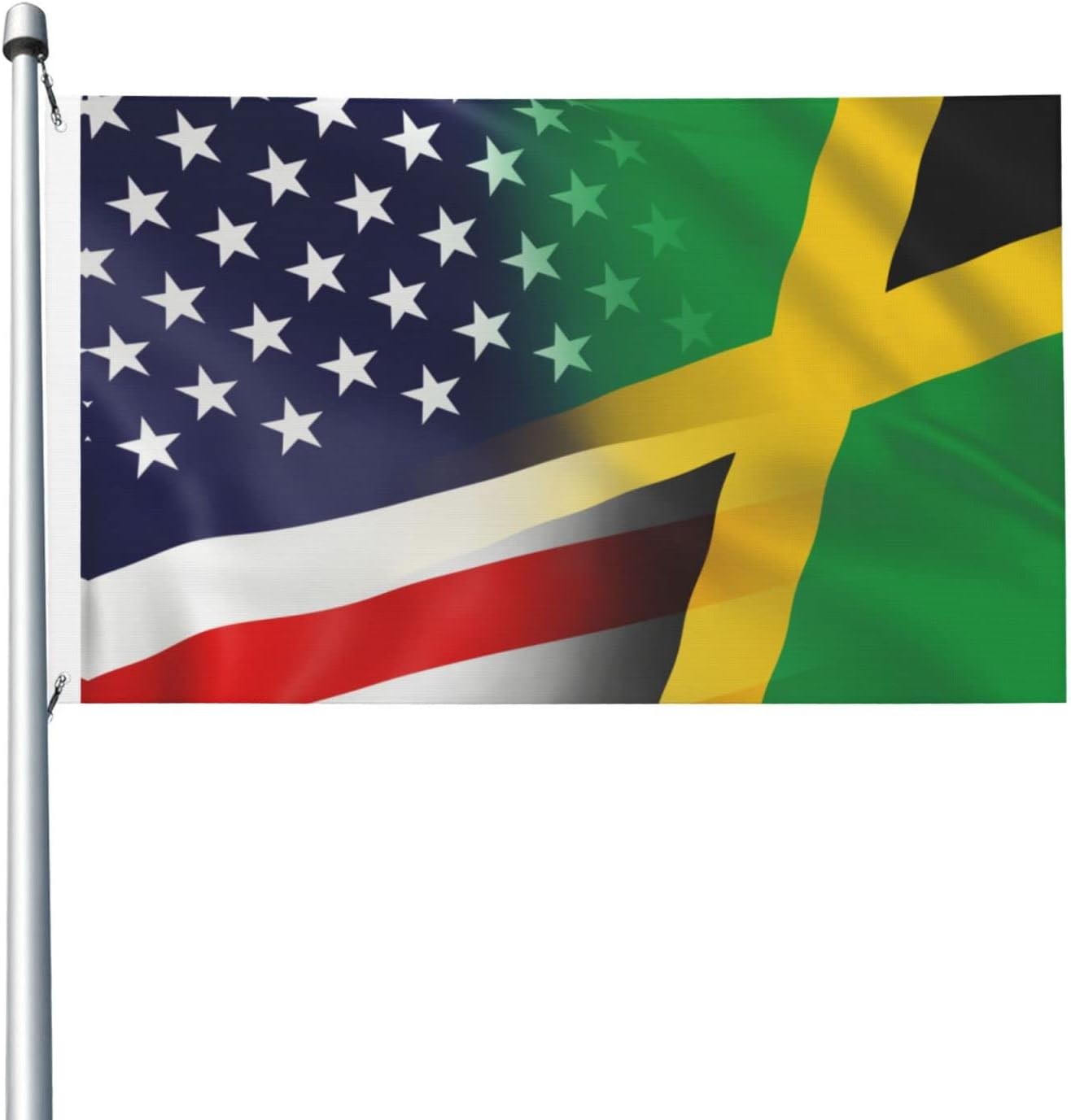 Bandera Jamaica EE.UU. 3x5ft doble cara resistente UV