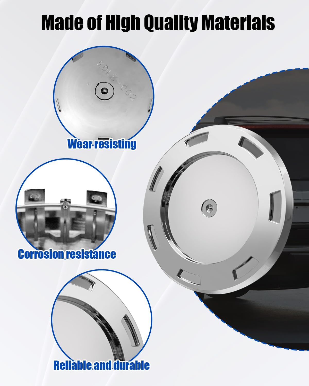Tapones centrales cromados 22" Cadillac Escalade 07-14