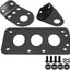 Soporte matrícula lateral para Harley Bobber Negro