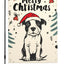 Bandera navideña Pitbull doble cara 12.5x18" exterior