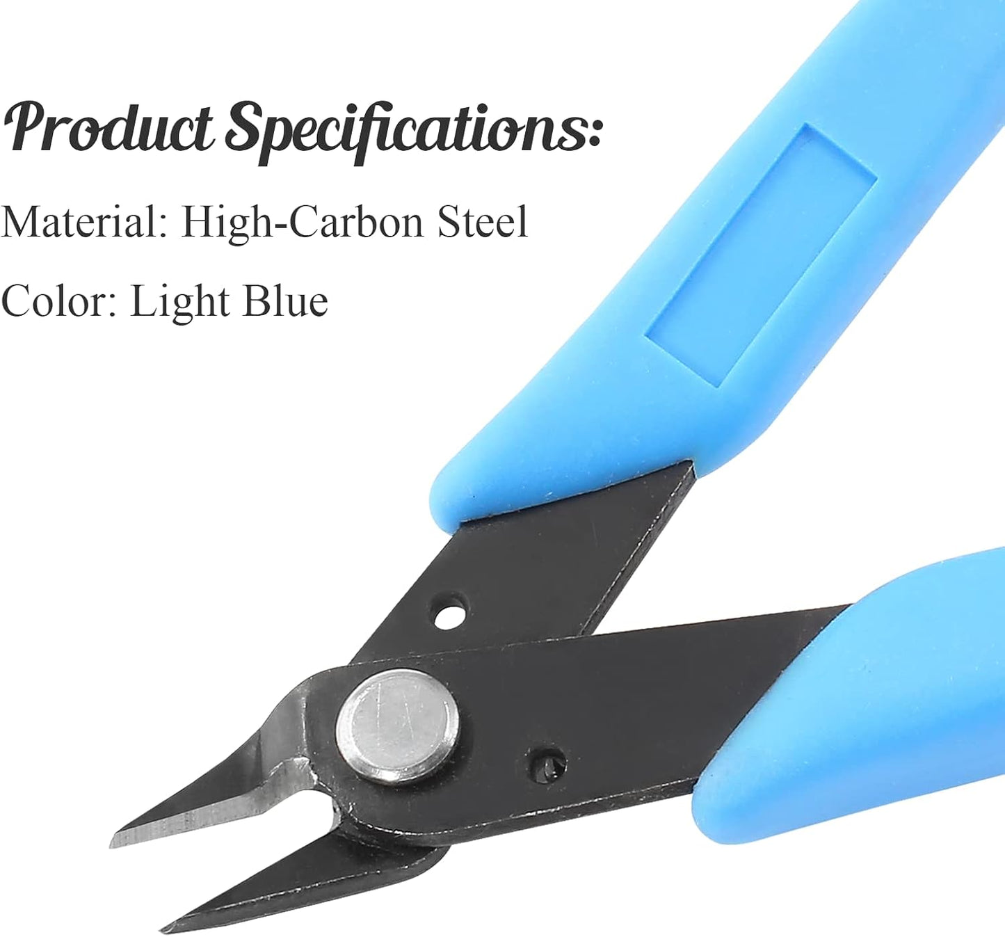 3 Pzas Cortadores Alambre 5pulg Azul Claro para Impresora 3D