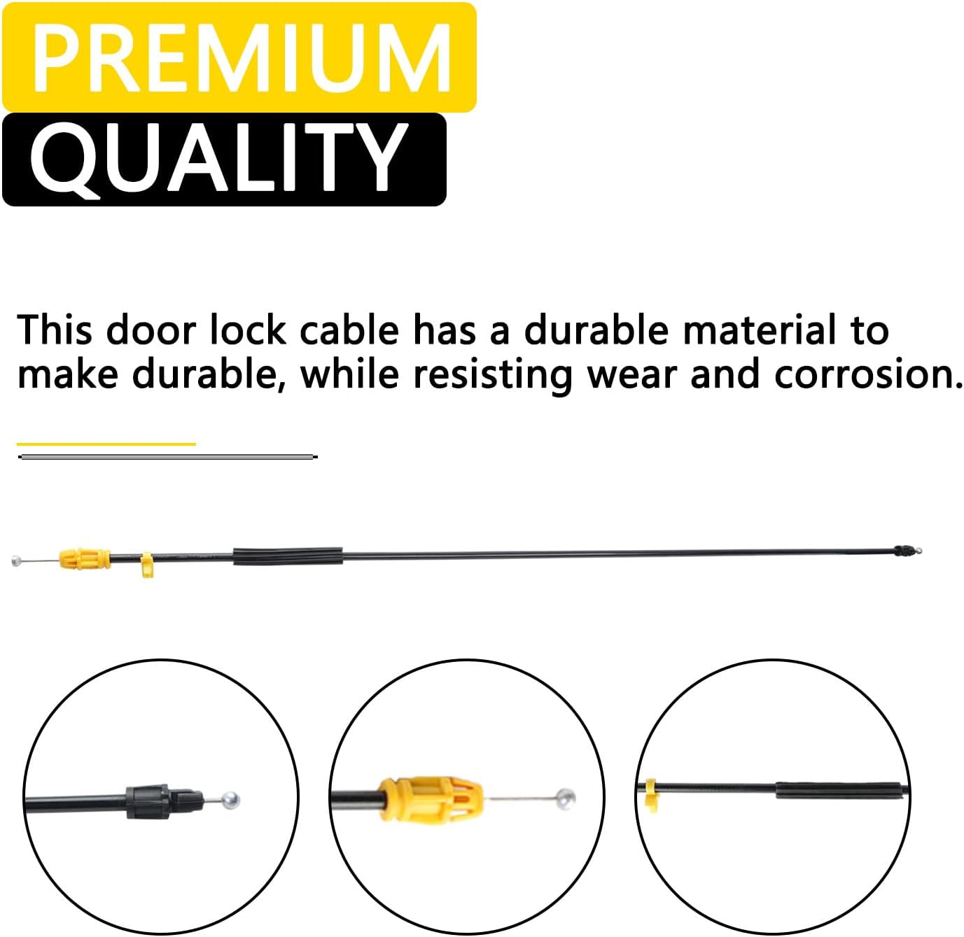 Cable cierre puerta comp Silverado GMC 31" izq/derecha