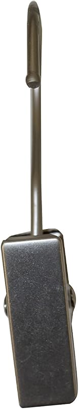 Gancho giratorio para bota cromo cepillado 4.5pulg set 12