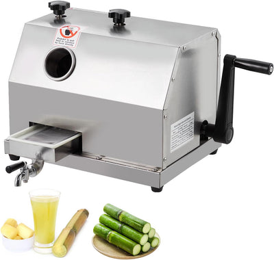Exprimidor caña azúcar 3 rodillos acero inox 2.4pulg
