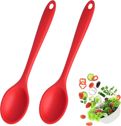 2 Cucharas Silicona Antiadherentes para Cocinar Hornear