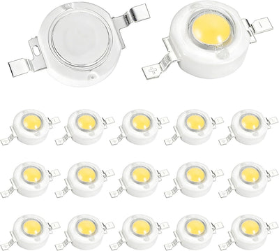 Lámpara LED COB 1.8-3.4V 20 Pzas para Experimentos y Decoración
