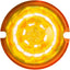 Luz de giro/indicador 18 LED sellada color amarillo