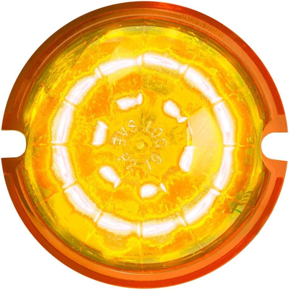 Luz de giro/indicador 18 LED sellada color amarillo
