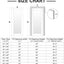 Shaker vidrio 28x80pulg puerta granero baño blanco