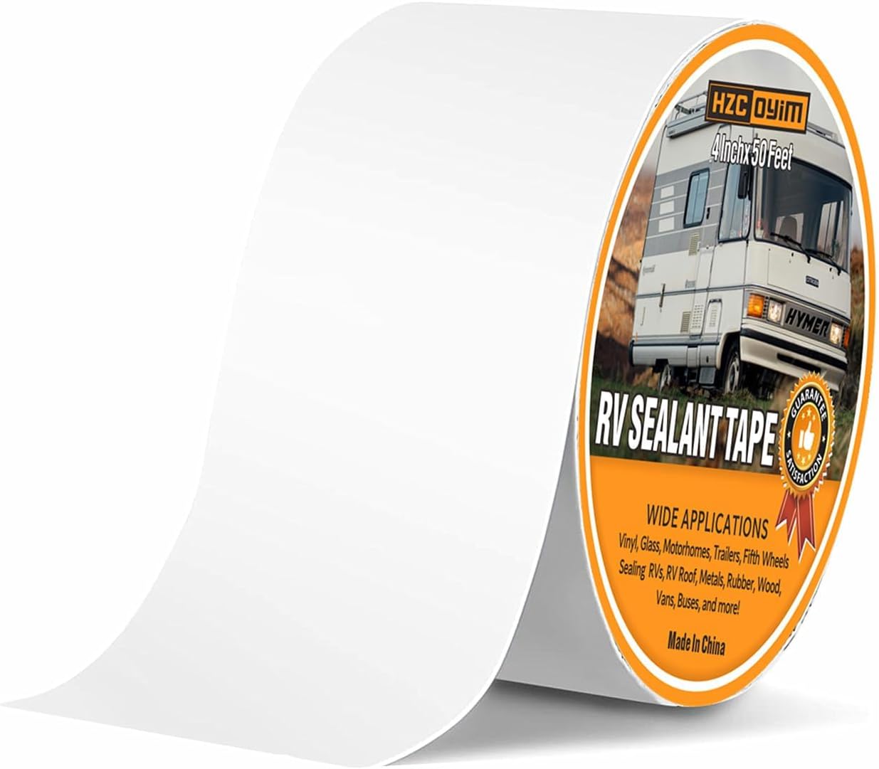 Cinta selladora para techo RV blanca 4x50' resistente UV