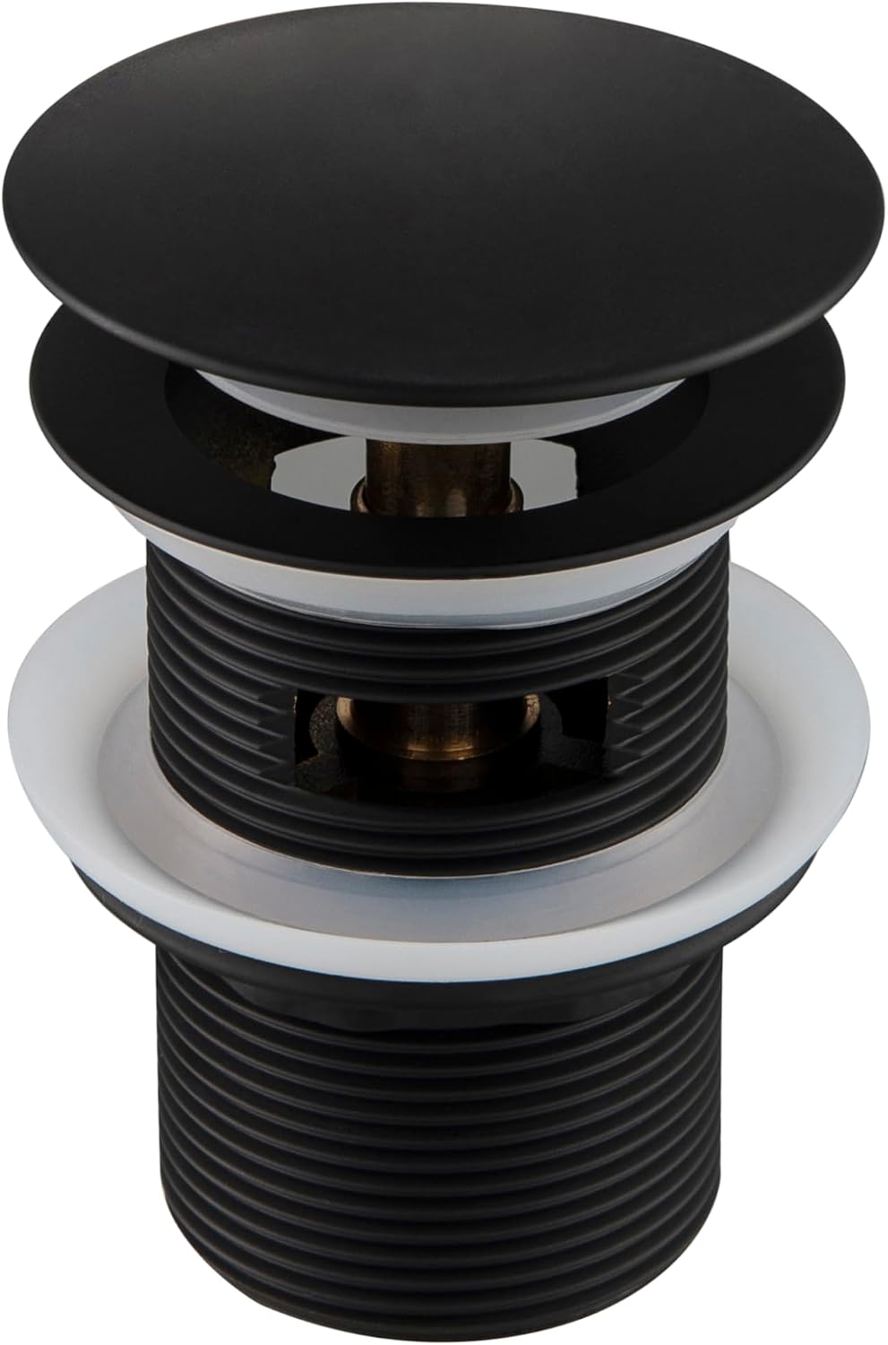 Drenaje desplegable bañera acrílica acero inox negro mate