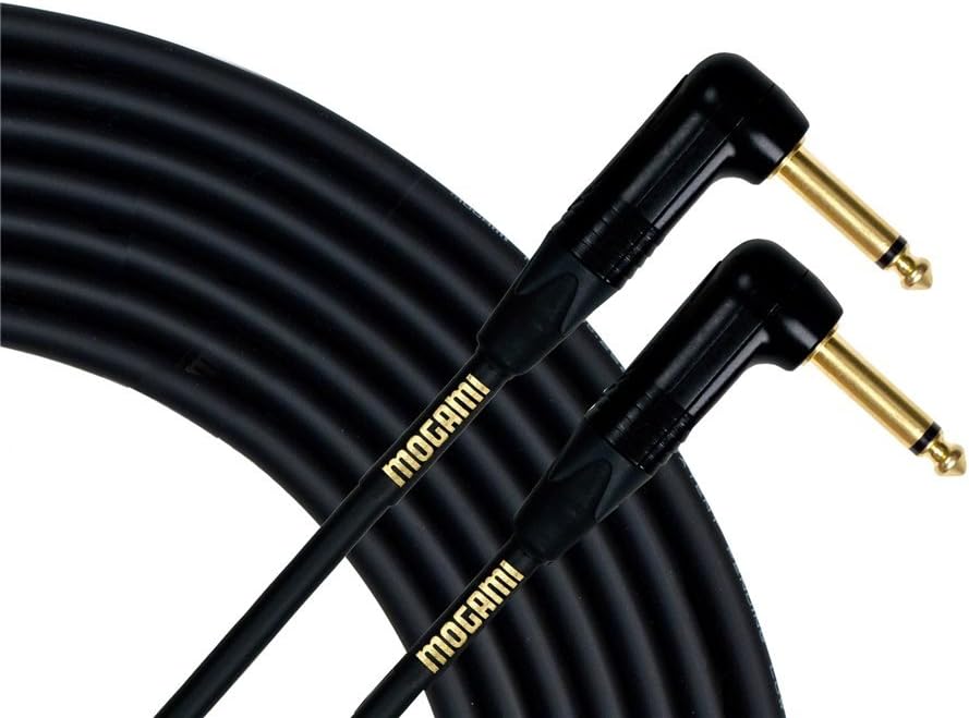 Cable pedal guitarra conector TS 1/4pulg dorado
