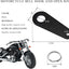 Colgador campana motocicleta anillo metal negro
