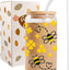 Taza Vidrio 16oz Con Tapas Pajita Regalo Abeja Mujer