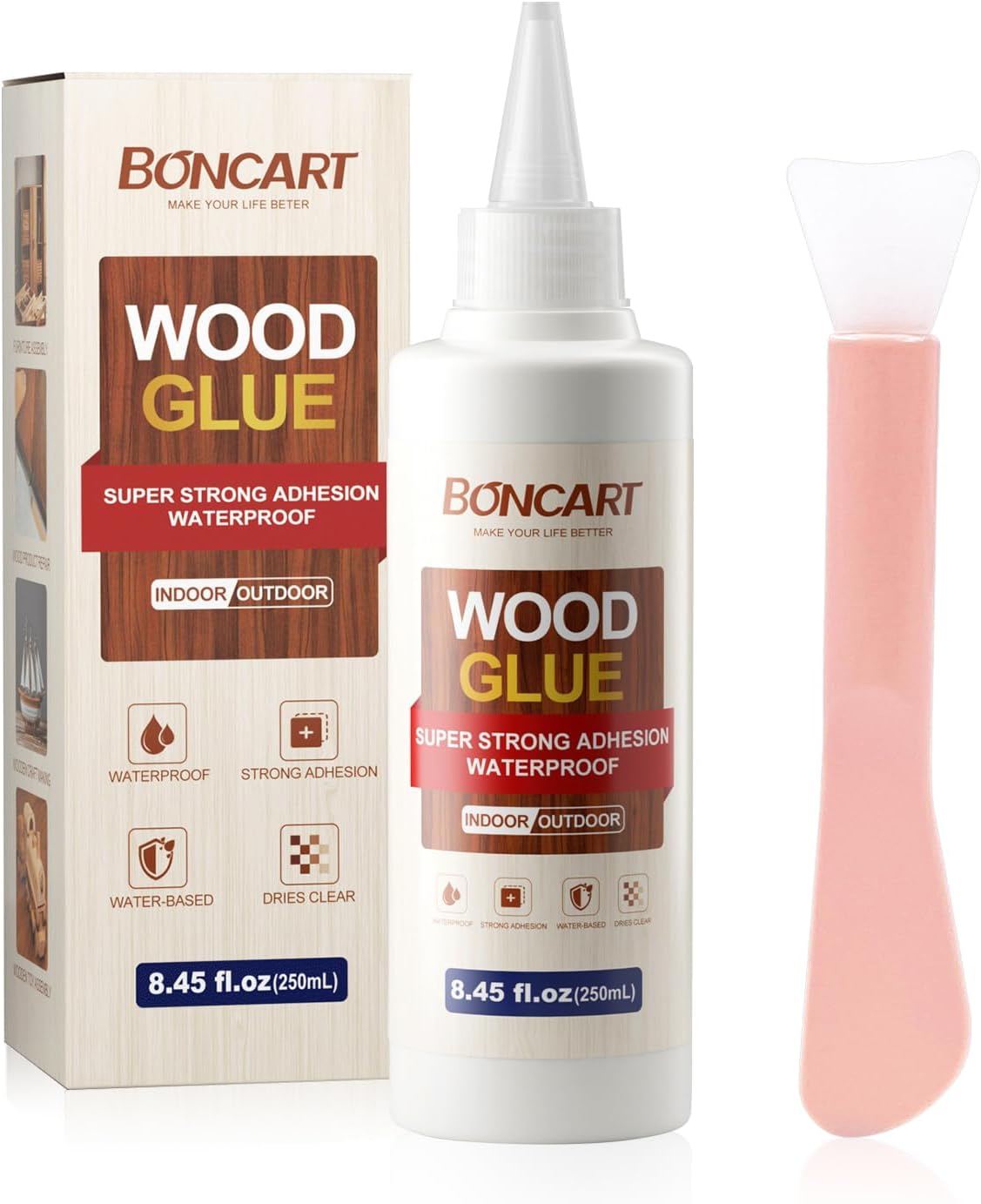 Pegamento madera súper fuerte 8.45oz transparente impermeable