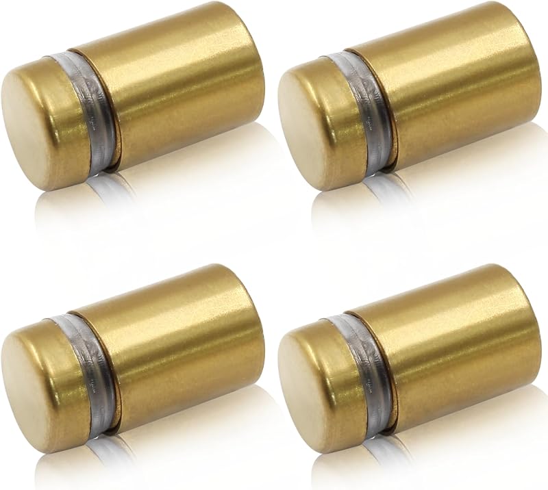 Tornillos separación 1/2x3/4 acrílico 4 pzas soporte pared