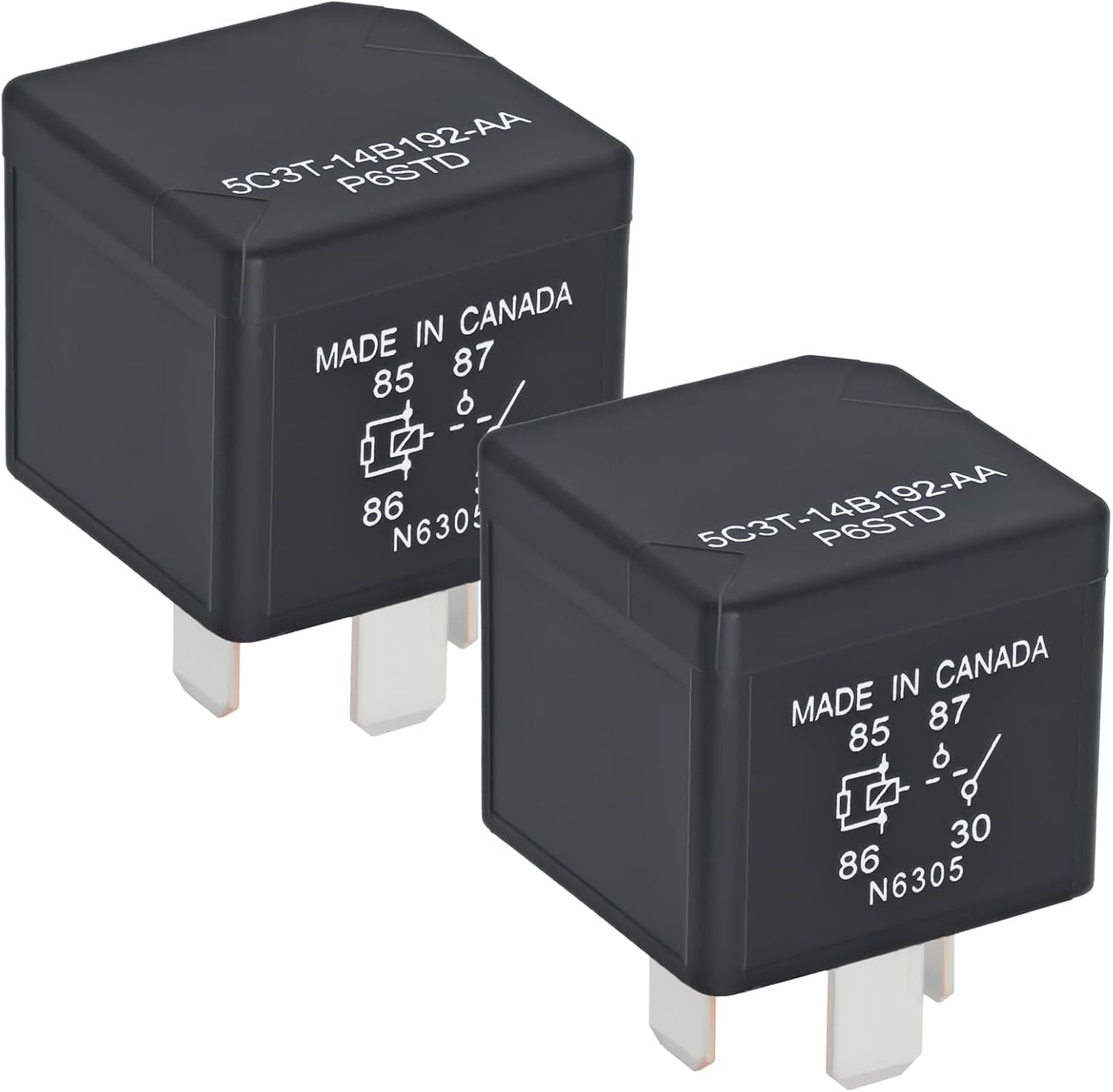 Relé potencia 12V 40A 4 pines para Ford pack 2