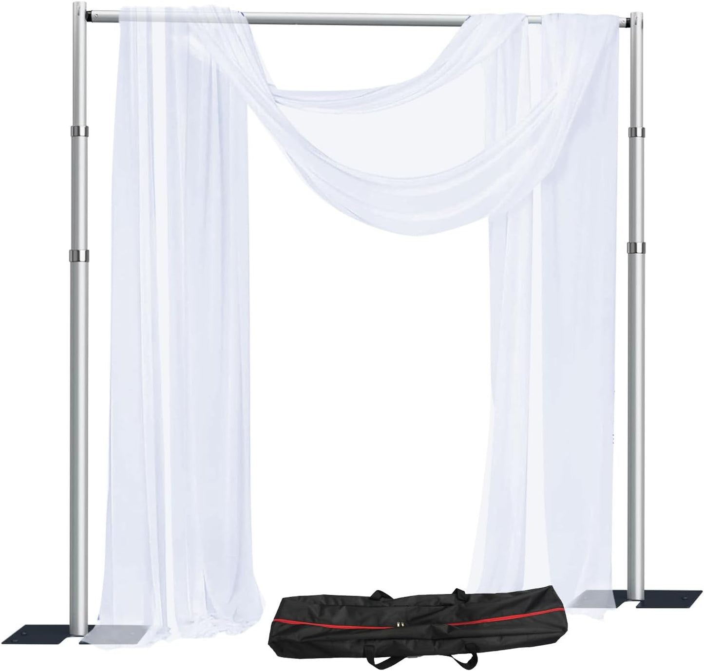 Soporte telón fondo ajustable 10x10 pies paño eventos bodas