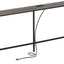 Mesa consola 70pulg con tomacorriente sala de estar gris carbón