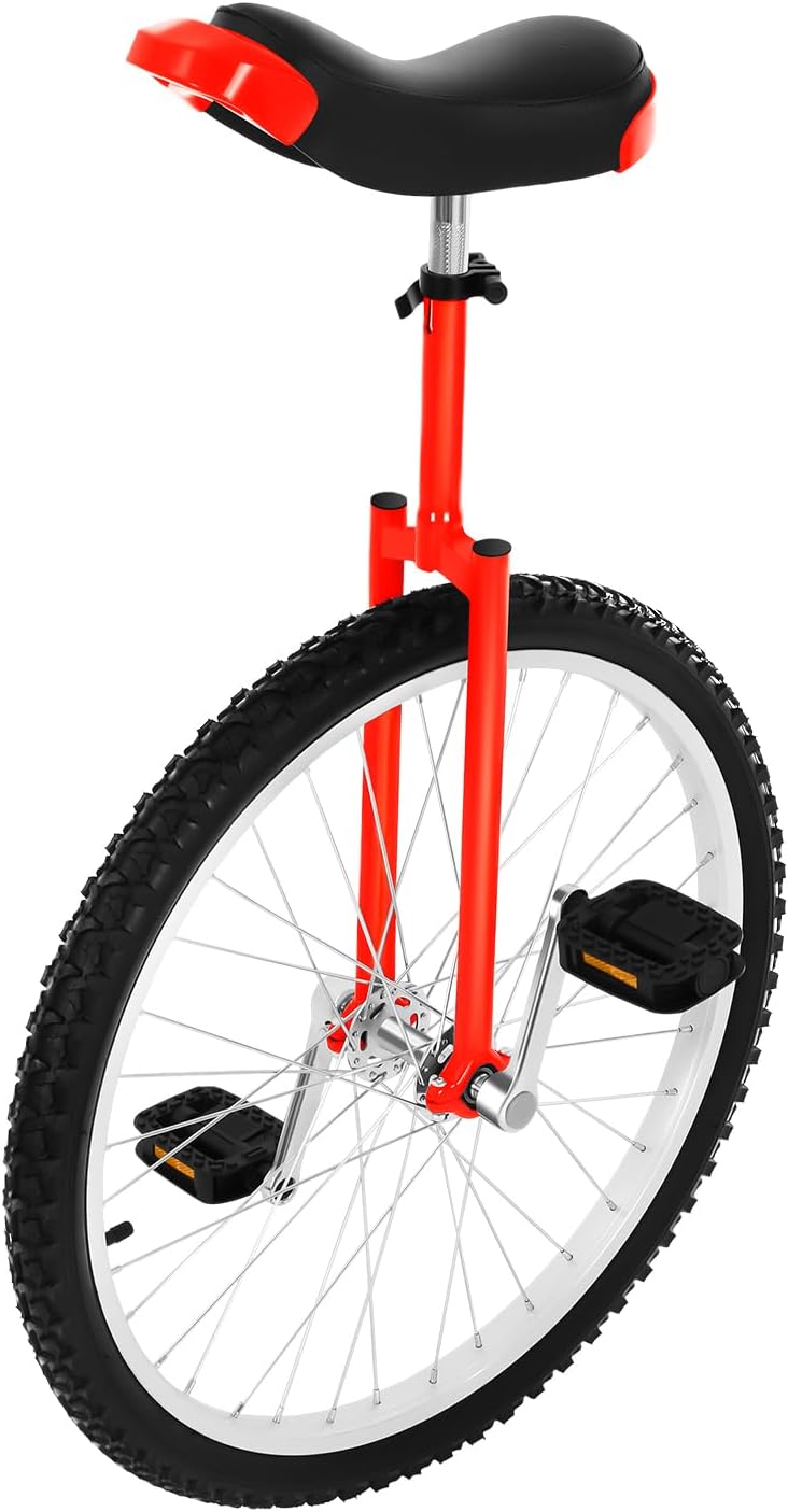 Monociclo rueda 24pulg acero neumático adultos fitness