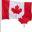 Bandera Canadá exterior 5x8ft con hoja arce y ojales latón