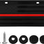 Placa matrícula bandera americana 6x12pulg aluminio
