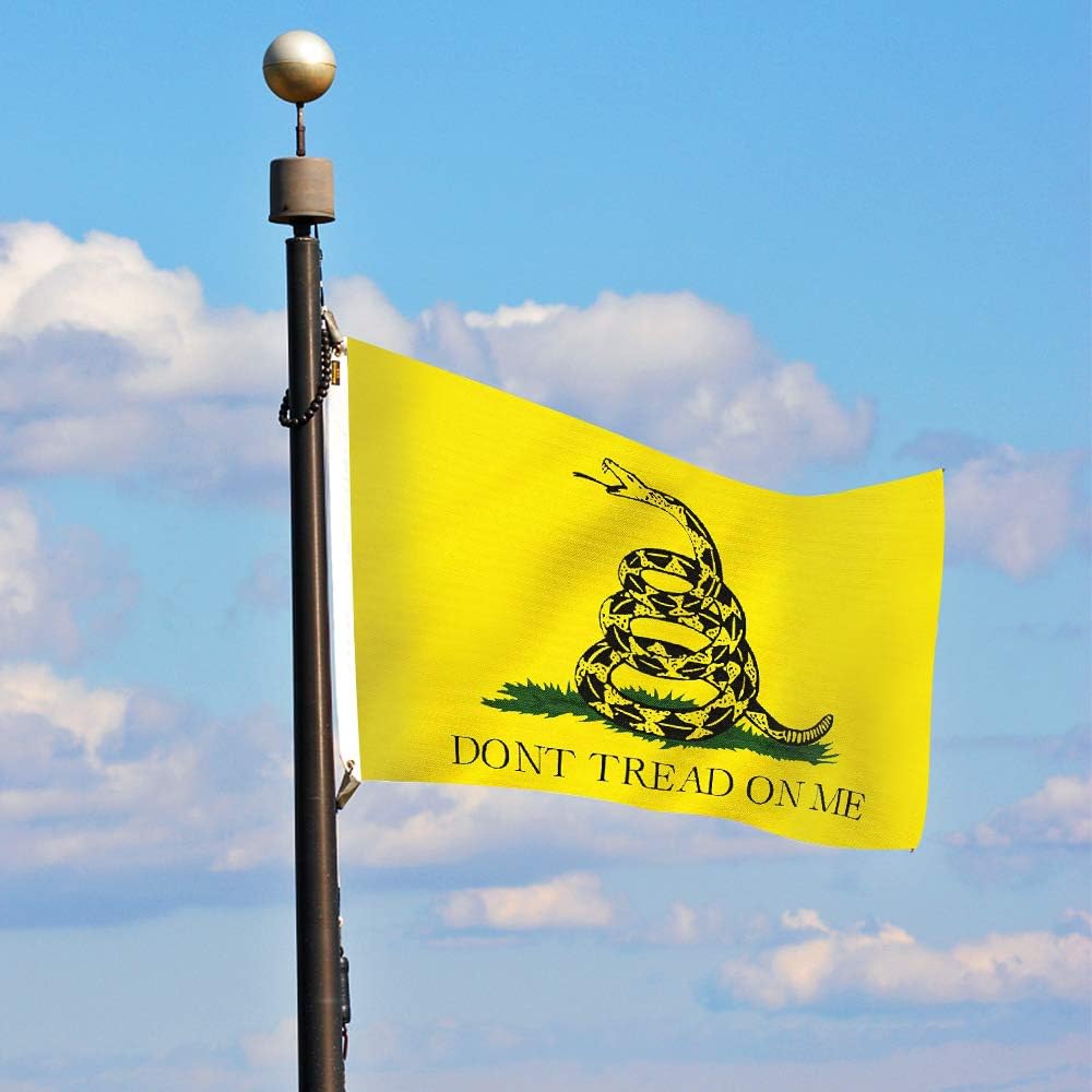 Bandera USA Gadsden 3x5ft poliéster doble costura