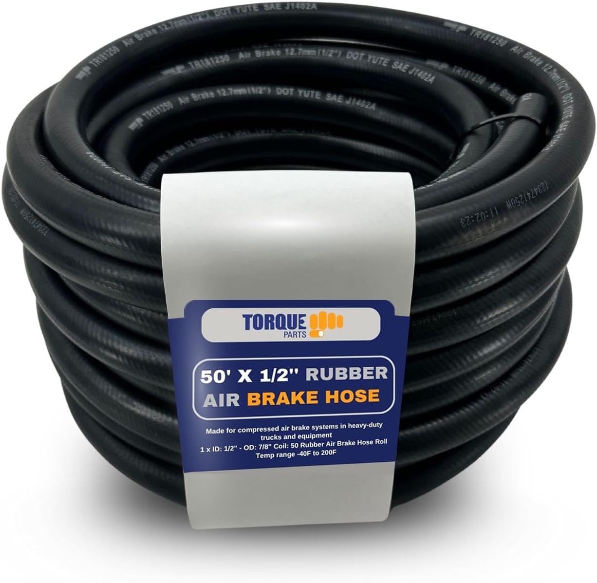Manguera freno aire goma 1/2x7/8 50ft negro SAE J1402