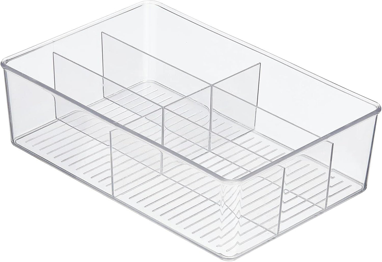Caja plástico organizadora 6 secciones para despensa