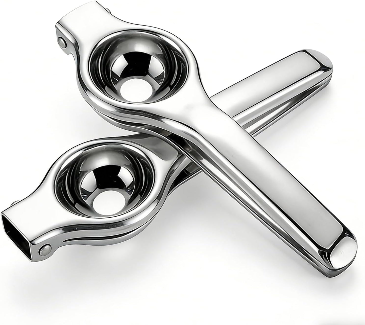 Exprimidor manual acero inox para limón y naranja 2 pzas