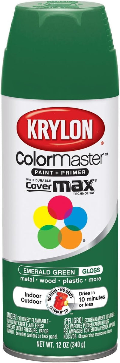 Pintura imprimación brillo verde esmeralda 12oz