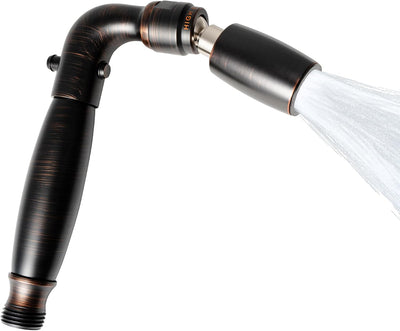 Cabezal ducha mano metal sólido válvula goteo 1.5 GPM bronce