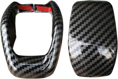 Cubierta perilla palanca cambios fibra carbono Toyota RAV4