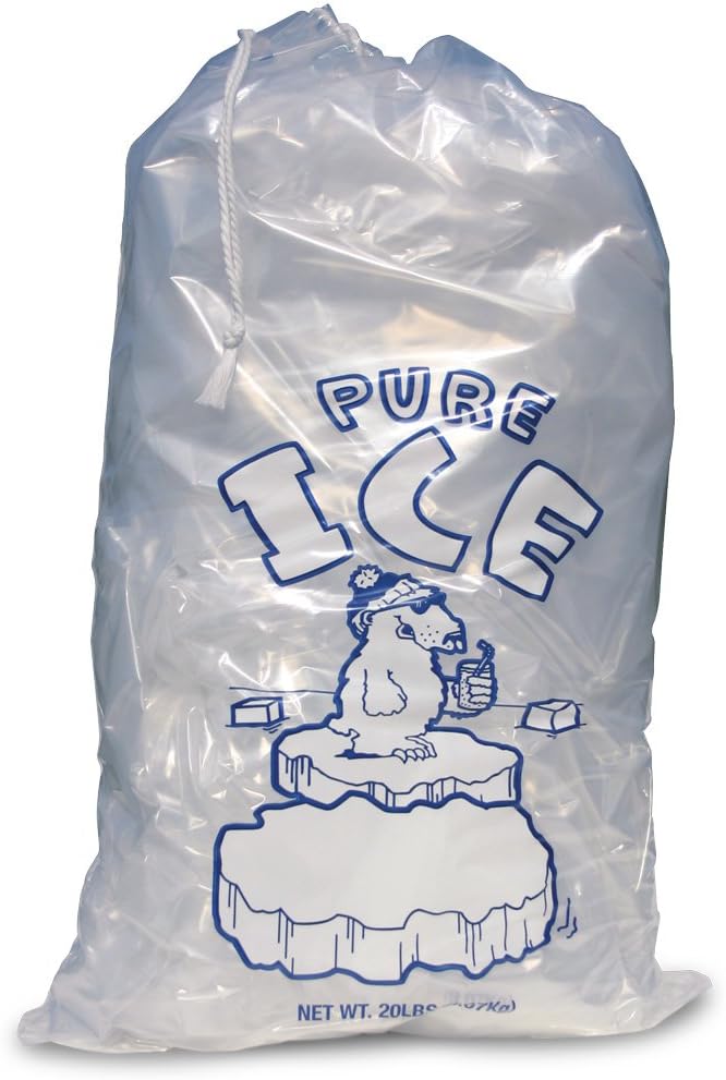 Bolsas de hielo Polar Bear 20lb 24x14.5pulg 250uds
