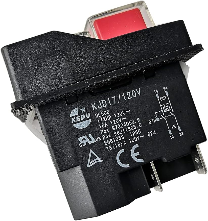 Interruptores pulsadores 120v-220v 4pin KEDU