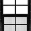 Ventana cobertizo 18x27pulg vidrio templado malla fibra