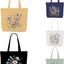 Bolsas lona estampado floral reutiliz. regalo mujer niña