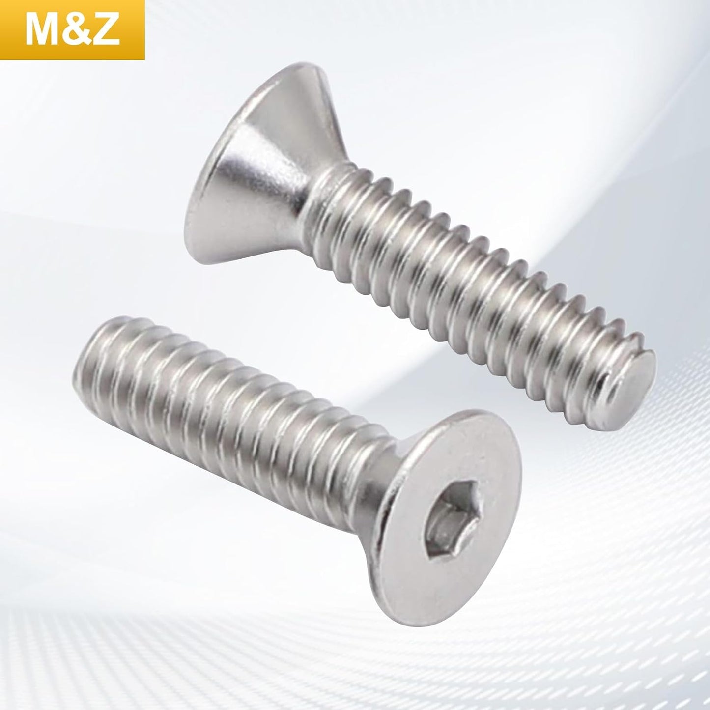Tornillos M6*10 acero inox 18-8 DIN 7991 25 Pzas