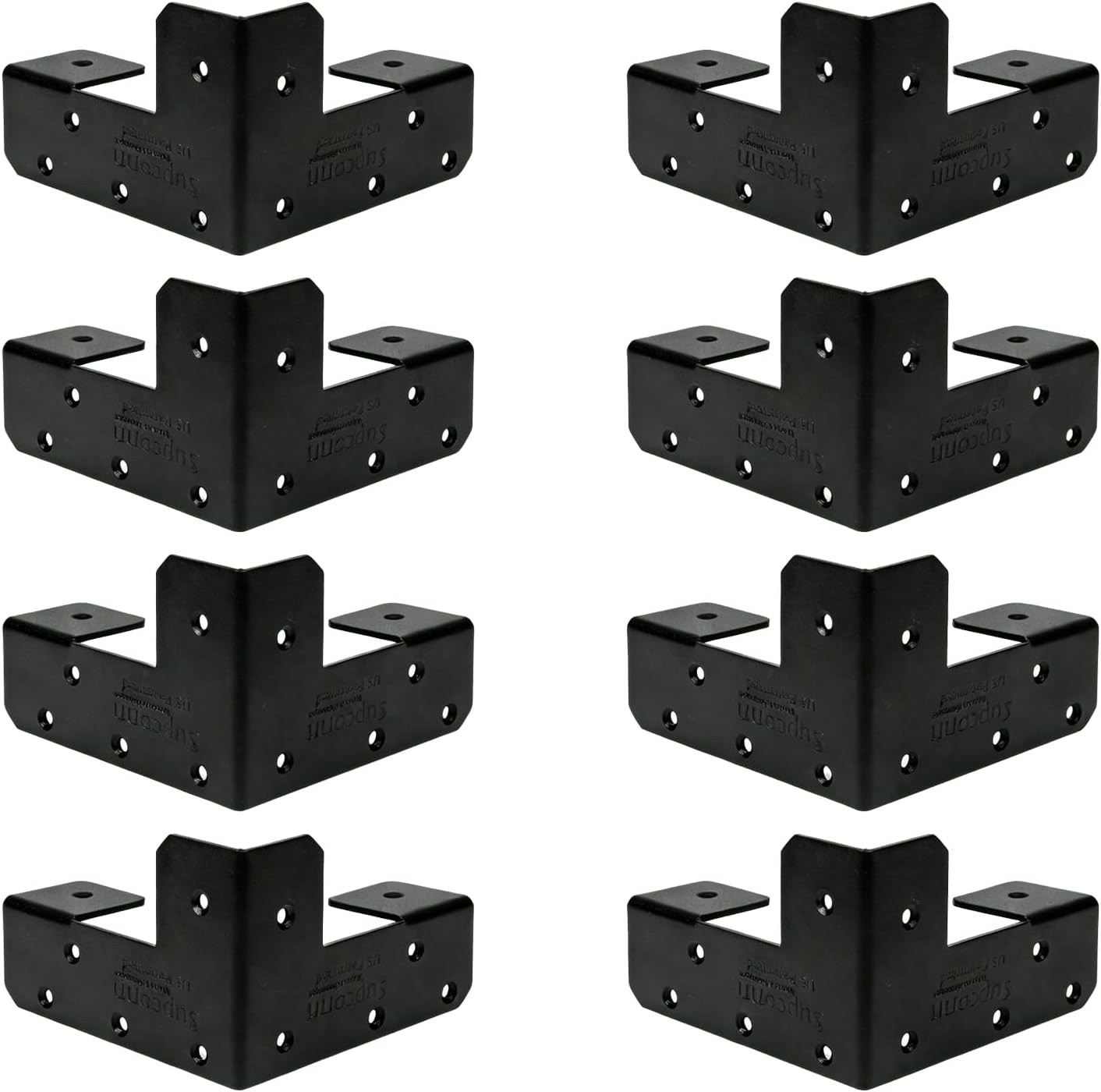 Kit 8 Soportes Esquina Banco Trabajo Acero 2x4 Dual