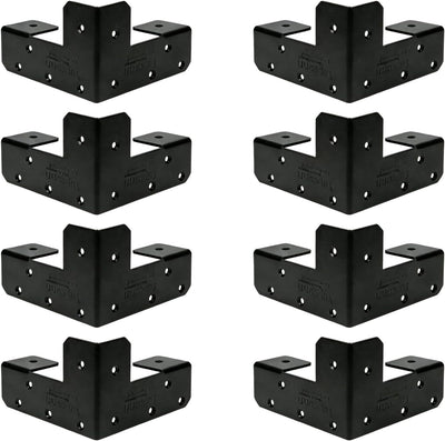 Kit 8 Soportes Esquina Banco Trabajo Acero 2x4 Dual