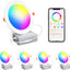 Iluminación LED RGB 4" regulable Alexa Bluetooth