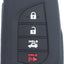 2 Fundas Silicona Llavero Inteligente Comp Toyota Corolla