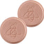 Contenedor azúcar morena terracota reutilizable 2 pzas