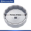 Llave filtro aceite Ford Mazda 2.921pulg 3/8 pulg 14 flautas