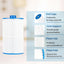 Filtro spa comp. PCS75N Maax 75ft2 1 Pza