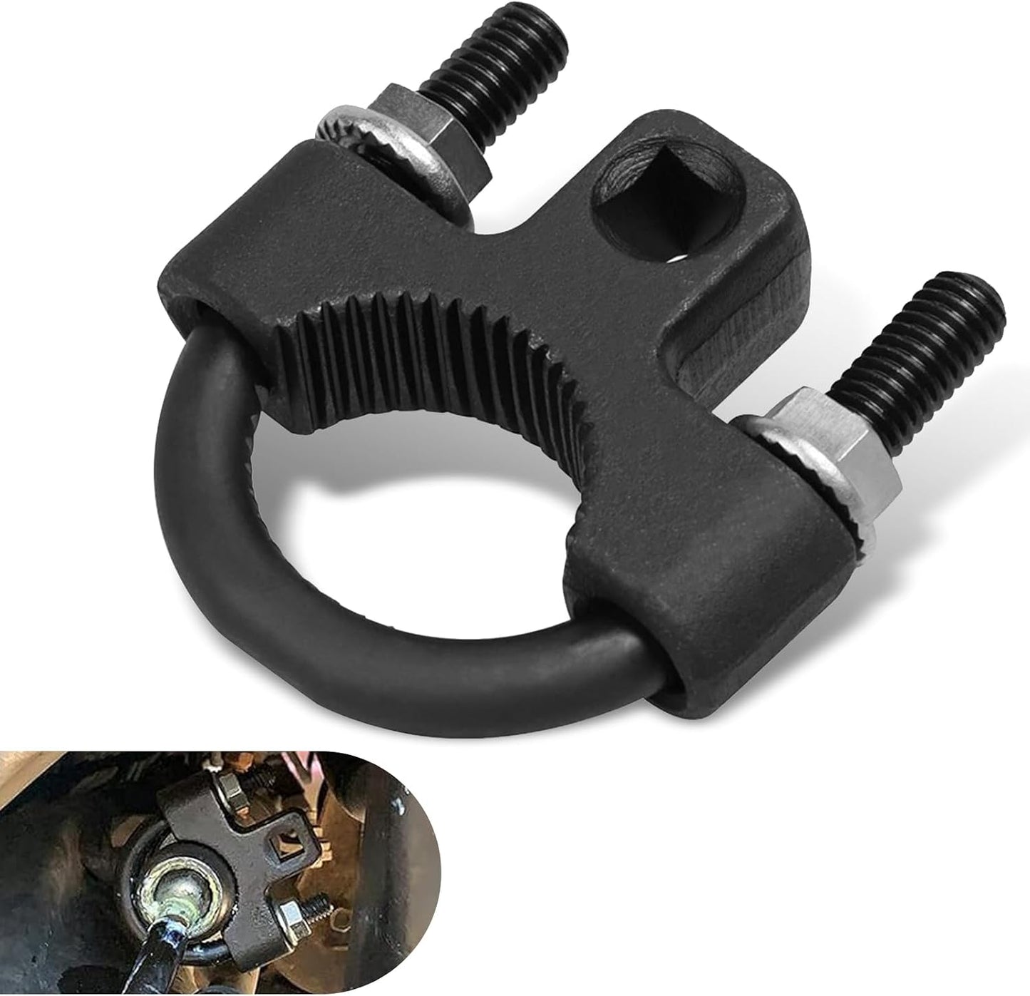 Llave de rueda de dirección coche con brazo metálico U