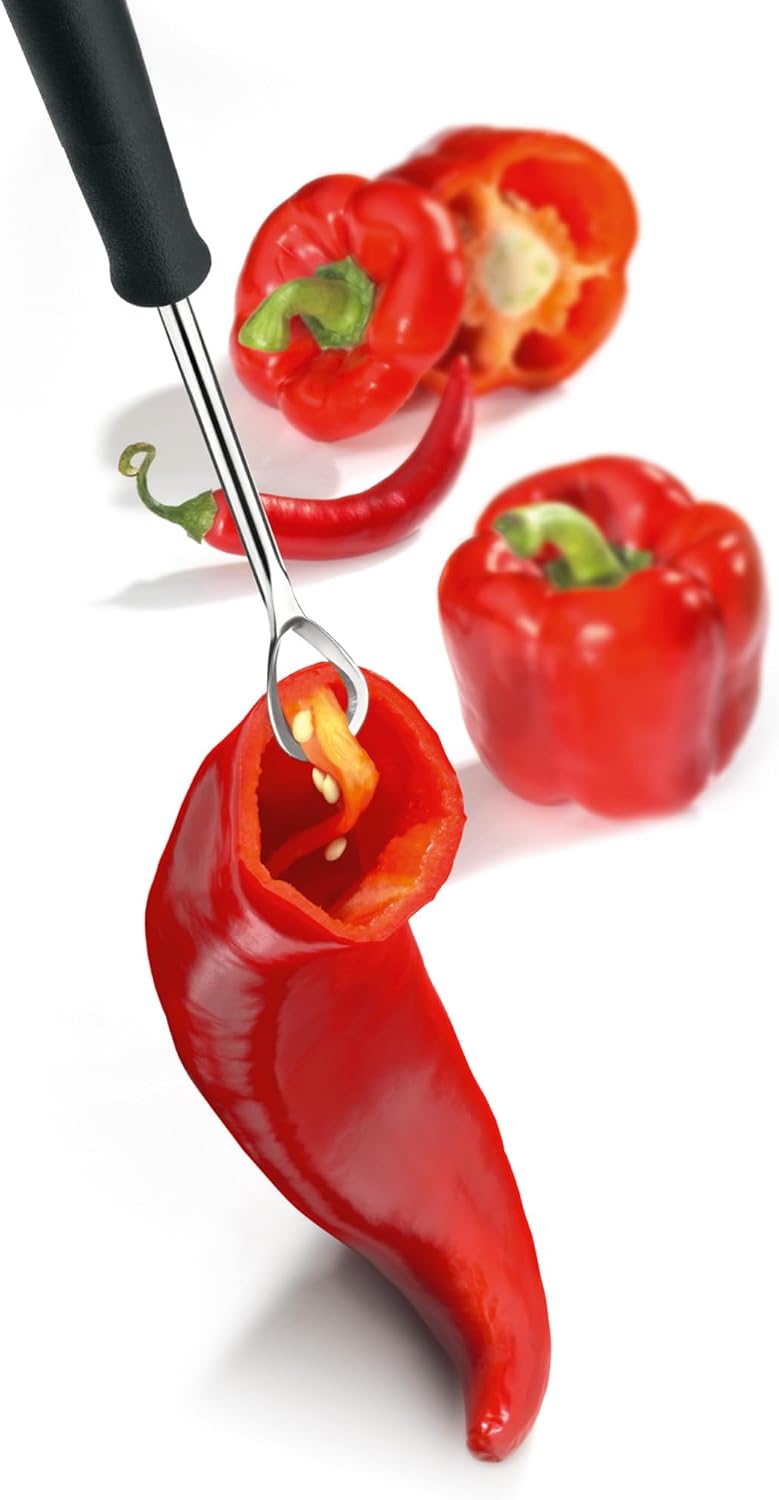 Descorazonador pimiento acero inox antiderrap GreenGrip