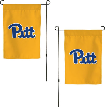 Bandera jardín Pitt Panthers 100% poliéster 12x20"